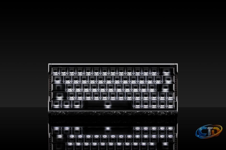 IQUNIX EV63 Hall Effect Magnetic Switch ANSI Gaming Keyboard, Violet