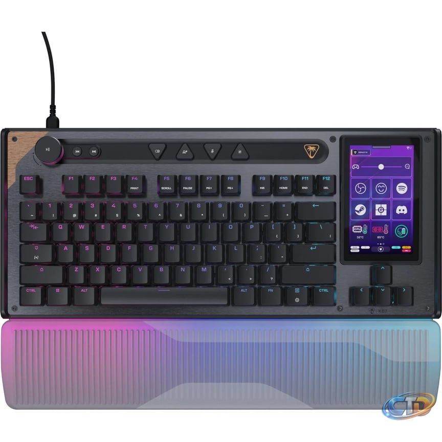 Turtle Beach Command Series KB7 TKL Wired Keyboard – Overkill Games