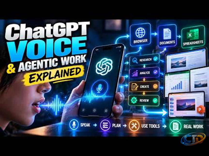 ChatGPT Voice & Agentic Work Explained — From Answers to Real Work - YouTube