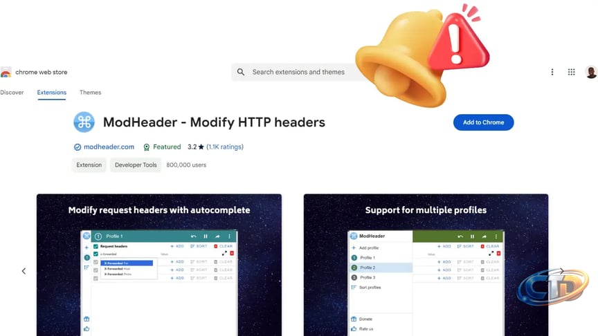 ModHeader Chrome Extension Exposes 900,000 Users to Potential Browsing  History Theft