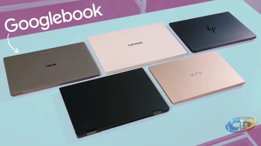 We went hands-on with all 5 new Googlebook laptops: here is our first look  [Video]