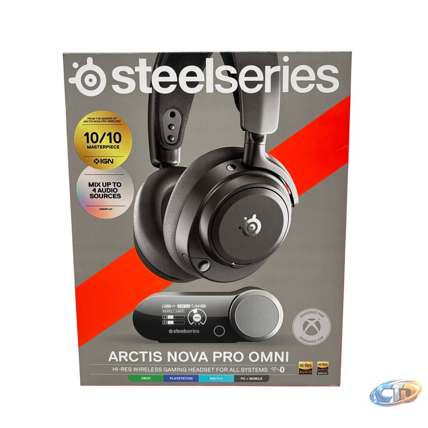 SteelSeries Arctis Nova Pro Omni 61721 2.4GHz Wireless Over-Ear Gaming  Headset