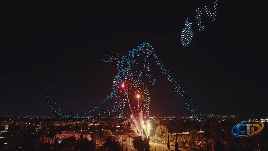 How Apple Used Drones to Promote Monarch: Legacy of Monsters Season 2