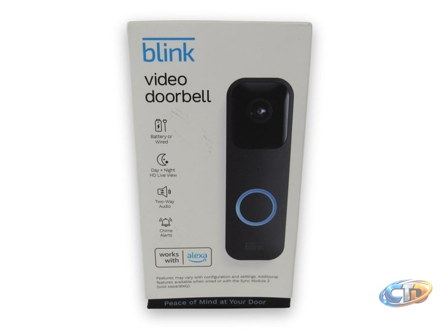 Online Thrift Store | ShopTheSalvationArmy - Blink Video Doorbell with  Two-Way Audio and HD Live View Tested [D532]