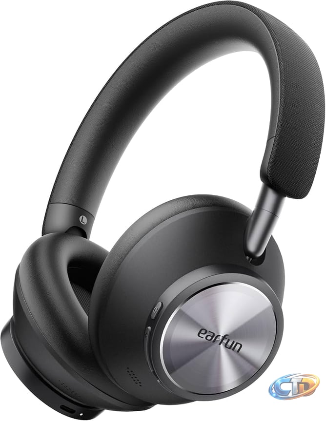 Amazon.com: EarFun Wave Pro X Hybrid ANC Wireless Over Ear Headphones, aptX  Lossless | Active Noise Cancelling, LDAC Hi-Res, 8 Mics AI Call, 90H  Playtime, Dual Drivers, App EQ, Comfort Fit, Bluetooth