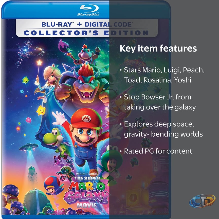 The Super Mario Galaxy Movie (Blu-ray + Digital Copy), Family, Universal