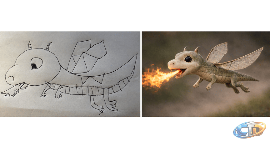 Transforming Kids' Doodles into Lifelike Animals with AI