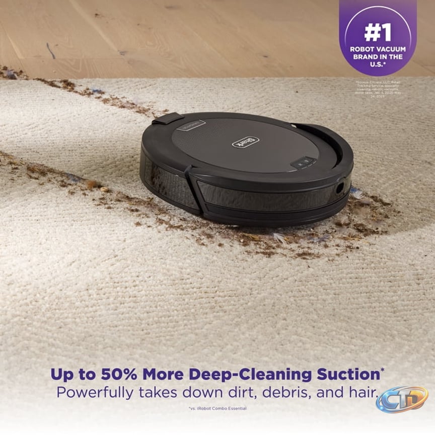 Shark Navigator Robot Vacuum, Smart Path Navigation, Row-by-Row Mapping,  Object Detection, RV2100 - Walmart.com