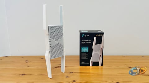 TP-Link BE10000 Wi-Fi 7 Range Extender: High-Speed Deadspot Solution for Power Users