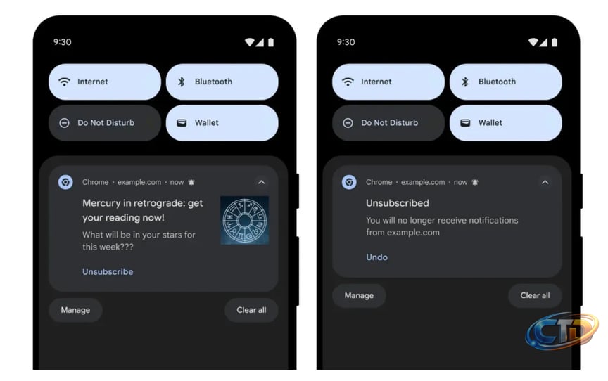 Google says Chrome cuts 7 billion unwanted Android notifications a day to  fight abuse