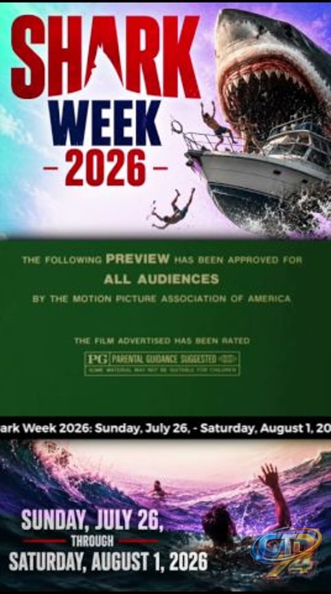Shark Week 2026 runs from Sunday, July 26, through Saturday, August 1, 2026  #sharkweek #jaws #vlog - YouTube
