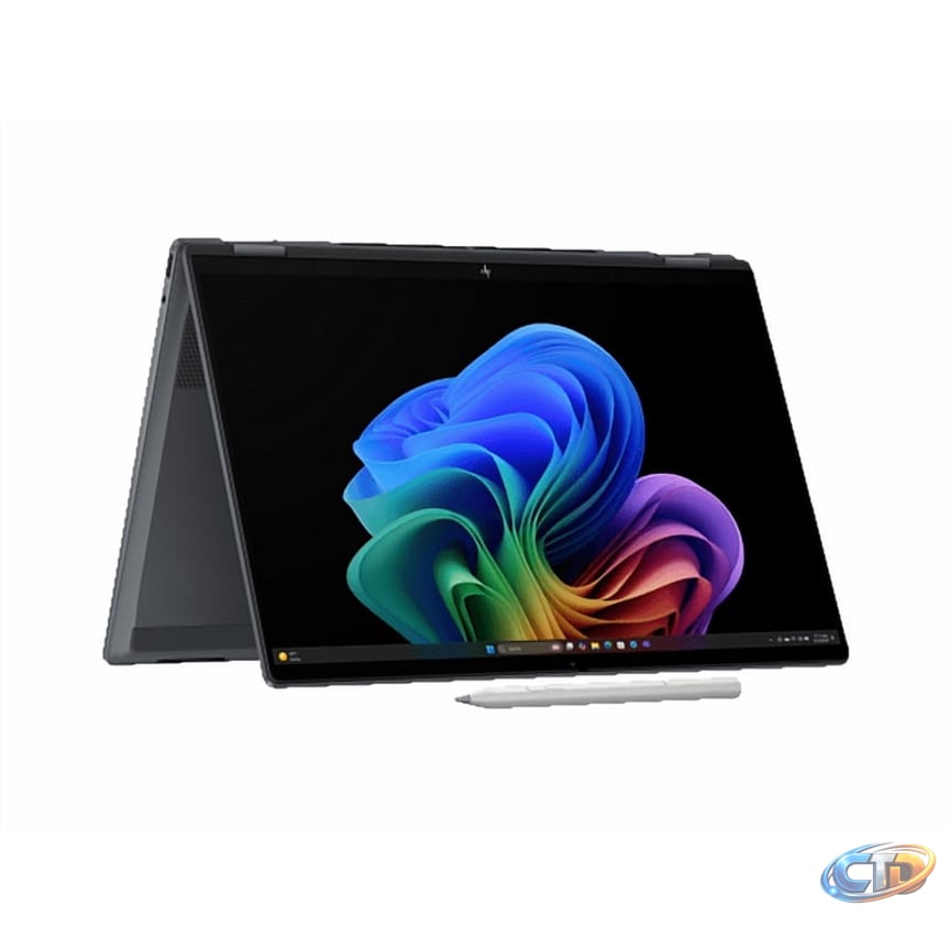 HP OmniBook X Flip 16" AI 2-in-1 Laptop | Intel Core Ultra 7 256V | 16GB RAM | Windows 11 Home | 512GB SSD | Darker Eclipse Gray | B88BZUA#ABA