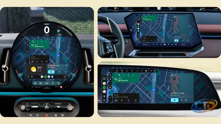 Updated Android Auto Arrives With Parked Video