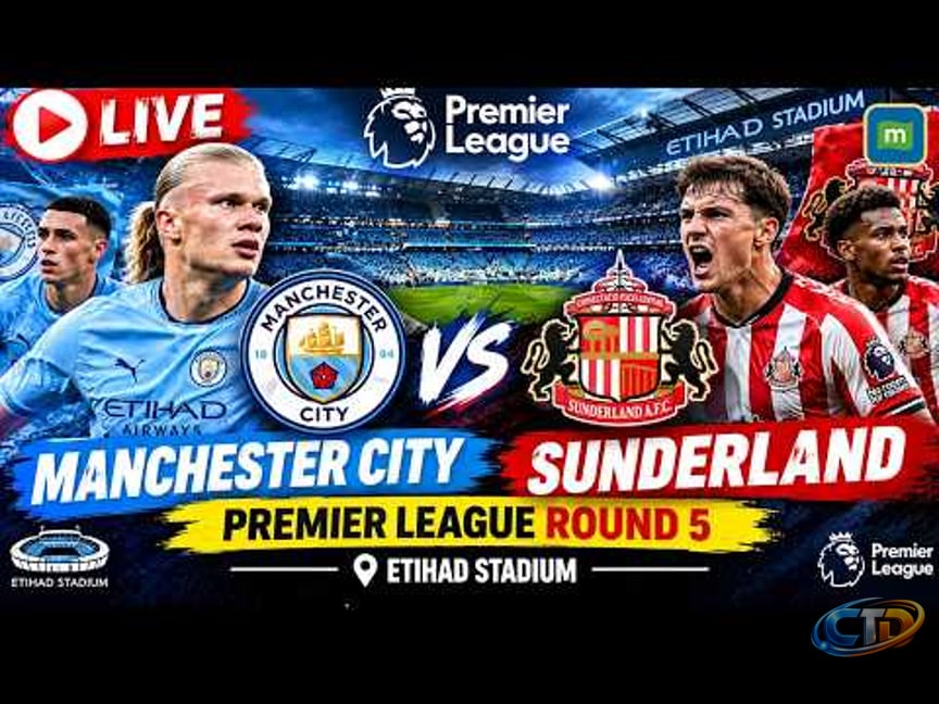 🔴Manchester City vs Sunderland LIVE:Premier League Round 5 | Man City  Football LIVE | Erling Haaland