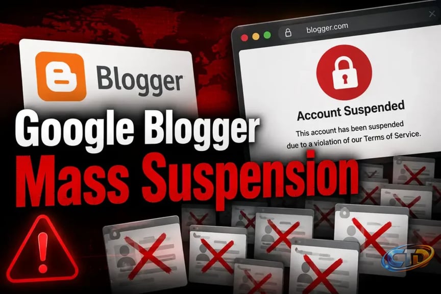 Google Blogger Mass Suspension: What Happened and How to Protect Your Blog  (August 2026) - WordPress Information Center