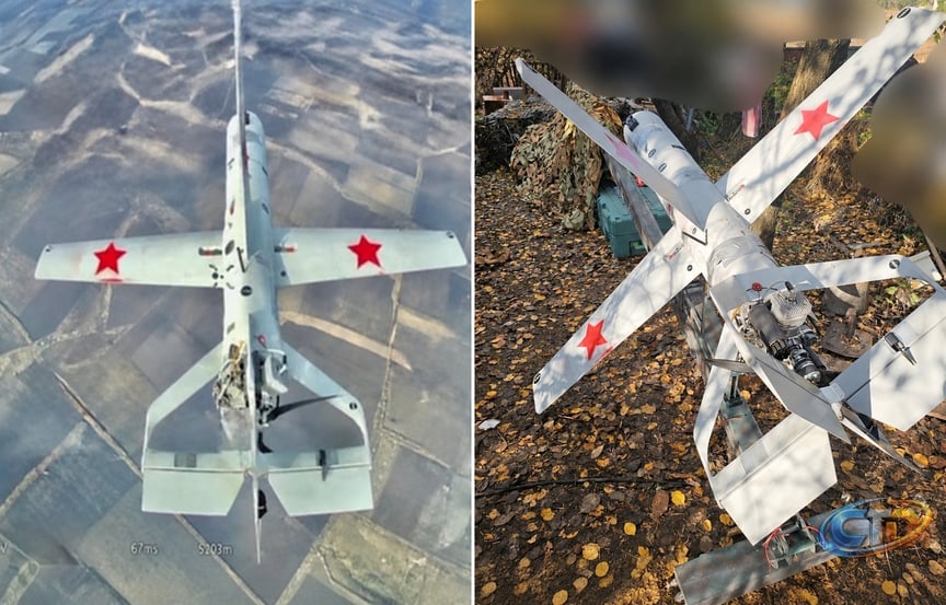 Russians Begin Using Unknown Drone With a Gasoline Engine