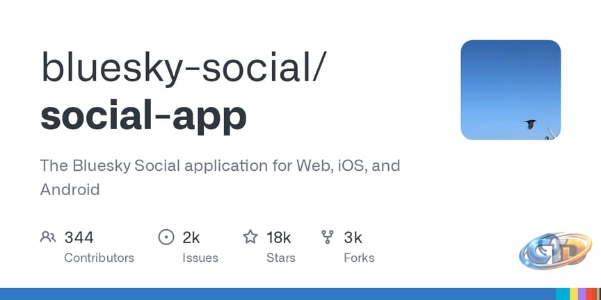 GitHub - bluesky-social/social-app: The Bluesky Social application for Web,  iOS, and Android · GitHub