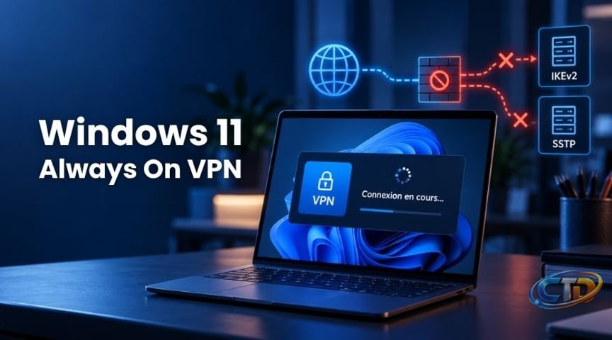 Windows 11 : les mises à jour de septembre 2026 cassent le VPN Always On