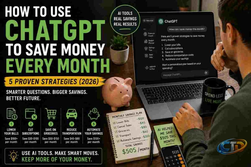 How to Use ChatGPT to Save Money Every Month: 5 Proven Strategies (2026) |  Grind To Green