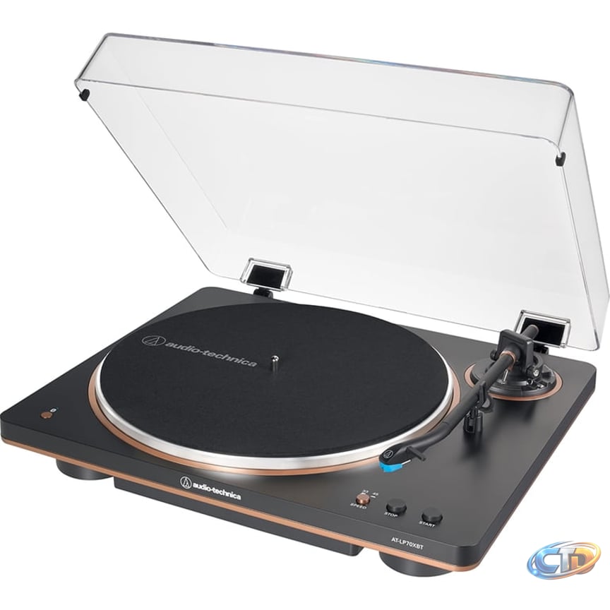 Audio-Technica FULLY AUTO WRLS BELT-DRIVE TT, BLK BRONZE