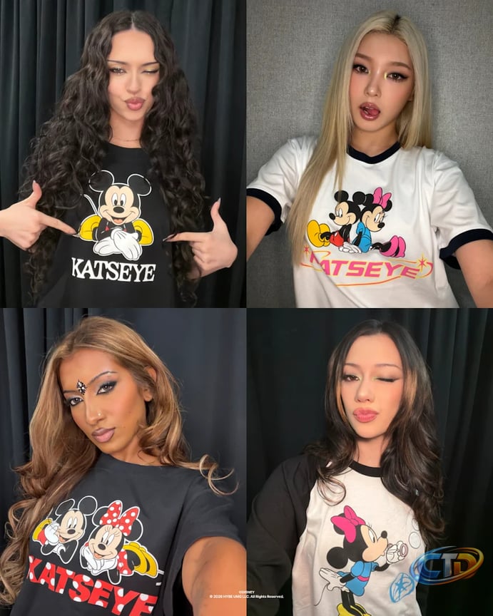 Katseye Teams Up With Disney for Mickey Mouse-Inspired Collection Ahead of  Hulu Doc