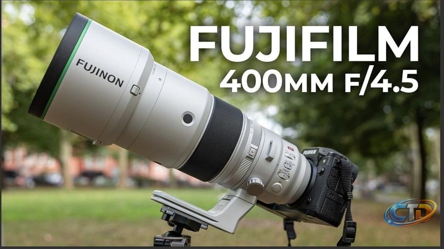 FUJIFILM XF 400mm F4.5 R LM OIS WR Super-Telephoto Lens; YouTube First Look  Video and More Info at B&H | Press Releases | shipnc.com