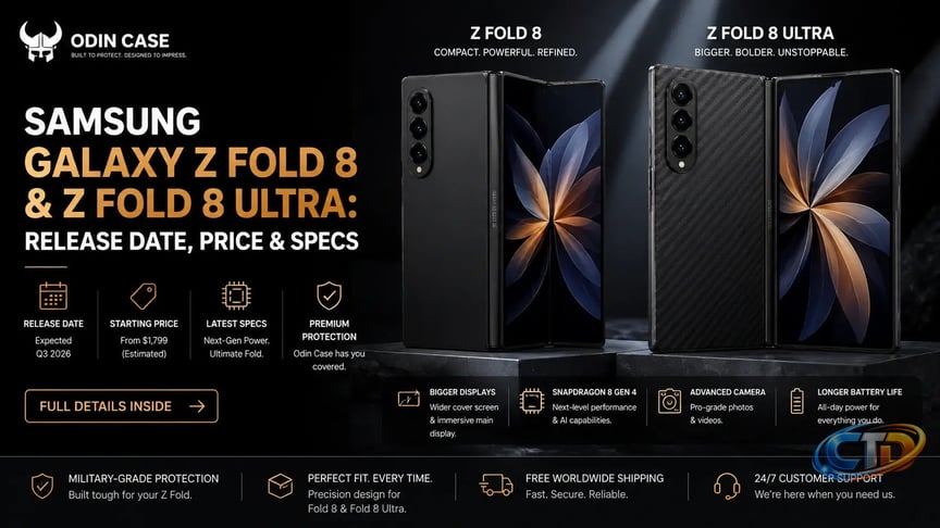 Samsung Galaxy Z Fold 8 & Z Fold 8 Ultra: Release Date, Price & Specs