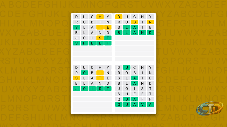 Quordle hints and answers for Wednesday, September 23 (game #1703)
