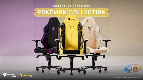 Secretlab Launches Pokémon-Themed Gaming Chairs Emulating Pikachu's Softness