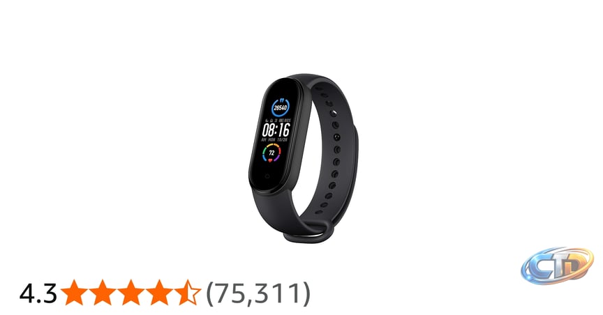 MI Smart Band 5- India's No. 1 Fitness Band, 1.1" (2.8 cm) AMOLED Color  Display, 2 Weeks Battery Life, Personal Activity Intelligence (PAI), 11  Sports Mode, Heart Rate, Women's Health Tracking (Black) :