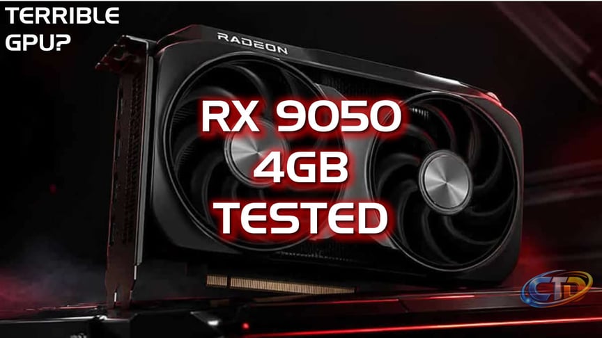 AMD Radeon RX 9050 4GB Tested - Is it terrible? - OC3D