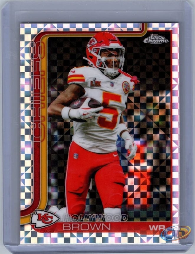 2025 TOPPS CHROME Football - Hollywood Brown #146 (X-Fractor) $2.00 -  PicClick CA