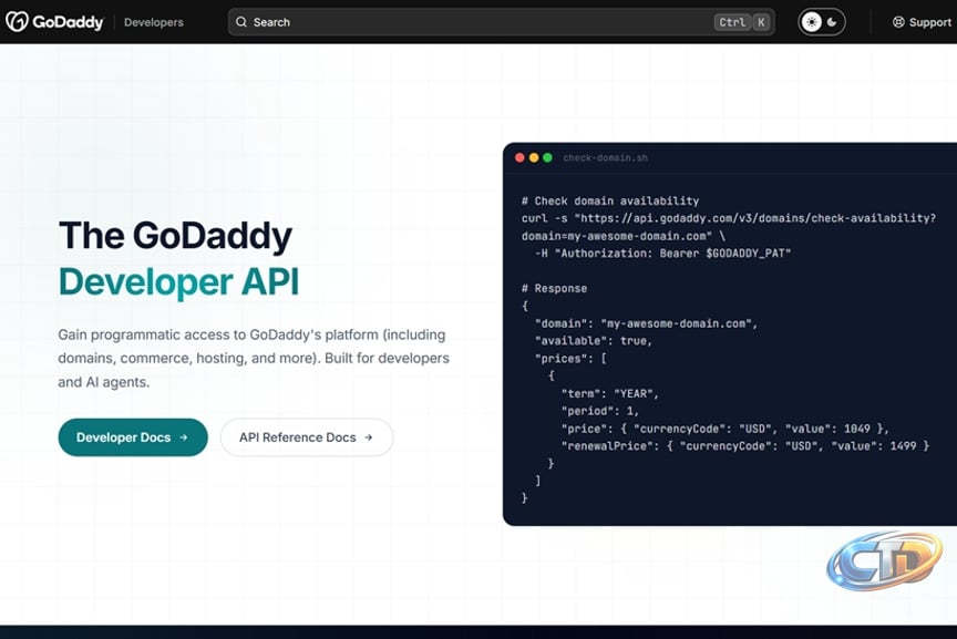 Web Hosting News - GoDaddy Expands Developer Platform with APIs for  Hosting, Email and Commerce