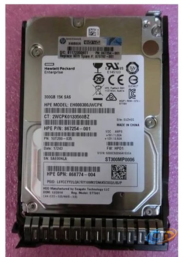 HPE 300 GB 2.5" Internal Hard Drive - SAS