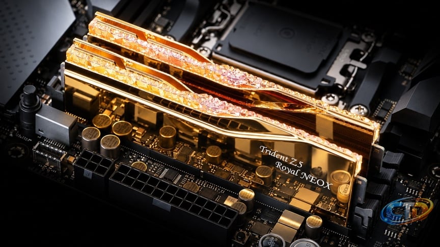 G.SKILL's shiny Trident Z5 Royal NeoX DDR5 memory supports the new AMD EXPO  Ultra Low Latency tech