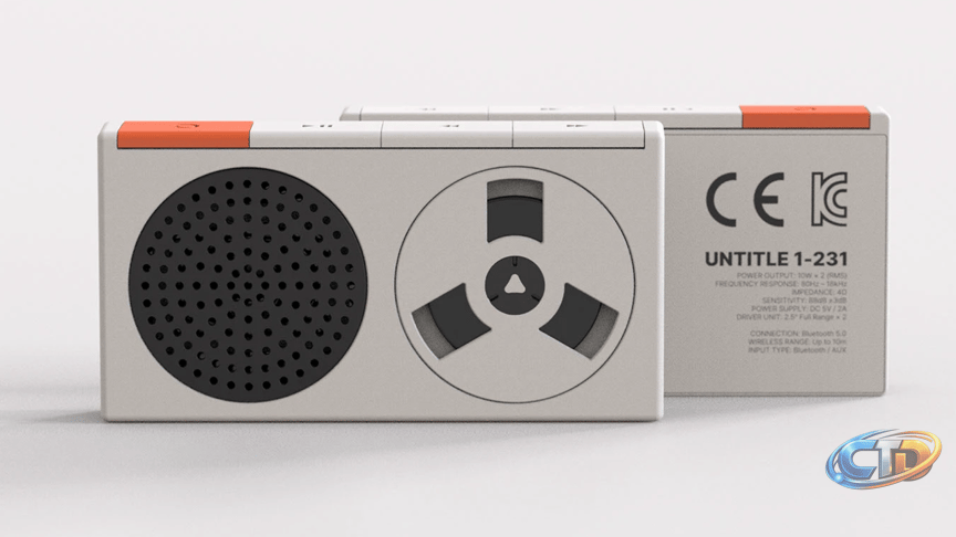 Retro-Inspired Bluetooth Speaker Concept Captivates with Nostalgic Design