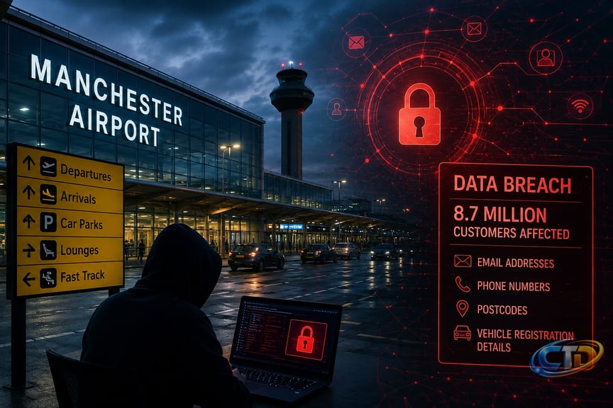 Manchester Airports Group Cyberattack Exposes Data of 8.7 Million Customers  - IT Security Guru