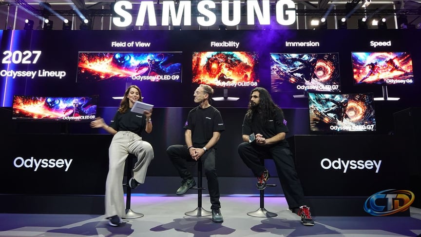 Samsung's New Odyssey OLED Monitors Push Refresh Rates and Sizes in 2027