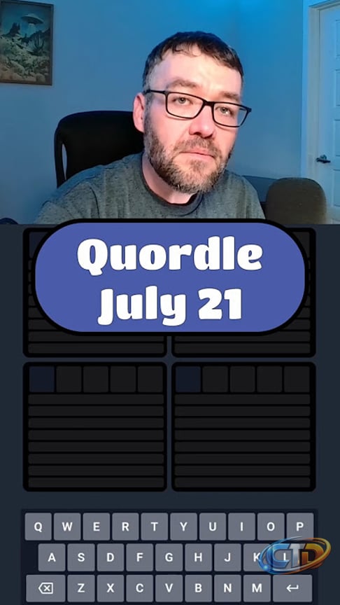 Quordle - July 21 #quordle #wordpuzzlegame #wordgames #dailygame