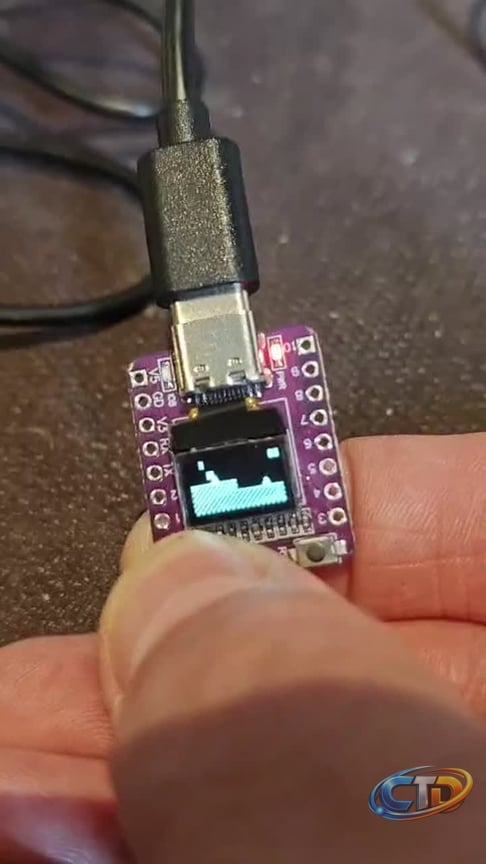 I have an ESP32-C3 Supermini OLED board sitting on my desk. It costs about  €3, has a 0.42 inch screen at 72x40 pixels, and exactly one usable button.,  Obviously the correct thing to put on it is a… | ...