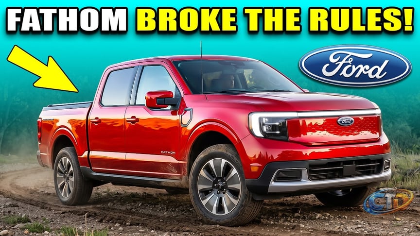 ALL-NEW Ford Fathom Pickup Truck Is Brilliant! So Why Is Ford Worried?