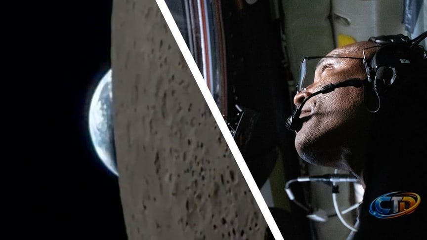 NASA's Stunning 'Earthset' Captured on iPhone 17 Pro Max