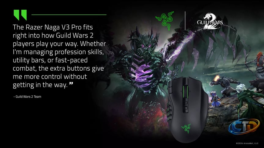 Razer Naga V3 Pro x Guild Wars 2: Built for The Way You Play - Blog