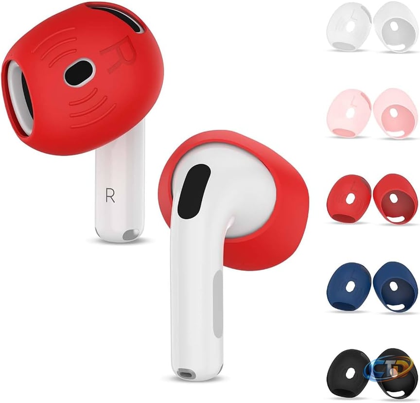Amazon.com: 5 Pairs for AirPods 4 Ear Tips Cover, Silicone AirPod 4 Earbuds  Cover Anti Slip Soft Air Pod 4 Accessories Compatible with Airpods 4th  Generation 2024 [Fit in Charging Case] - 5 Color : Electronics