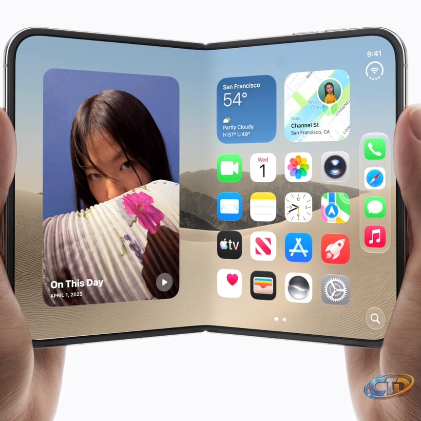 Apple releases its first folding smart phone