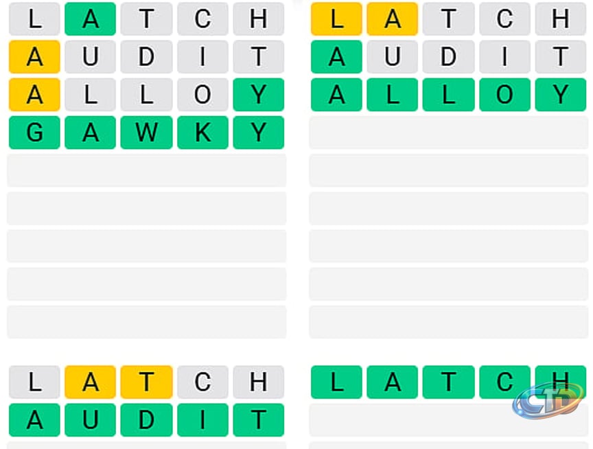 Quordle Today Hints and Answers for July 29 Daily Puzzle