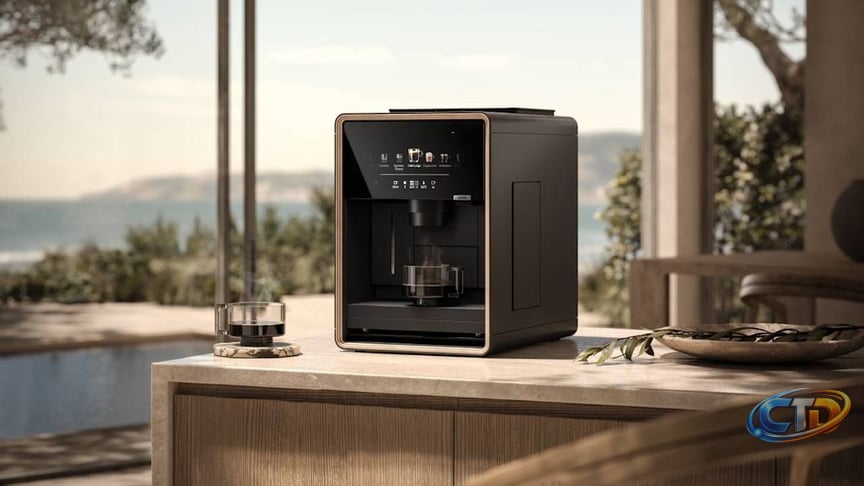 Loewe's new coffee machine has a 360 design made from glass and wood – but  it'll cost you