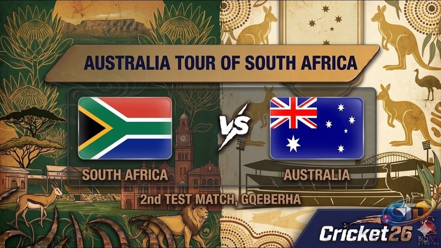 South Africa vs Australia 2nd Test Highlights | Full Match Action | SA vs  AUS 2026 | Cricket26
