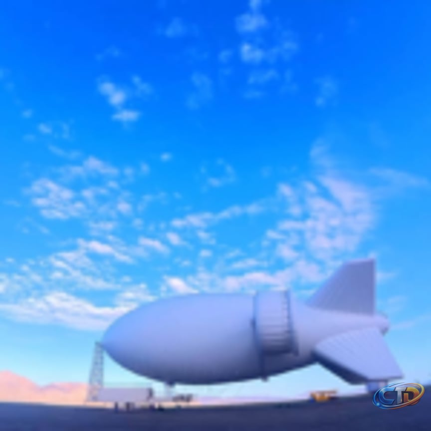 China airborne wind power with giant S4000 helium airship
