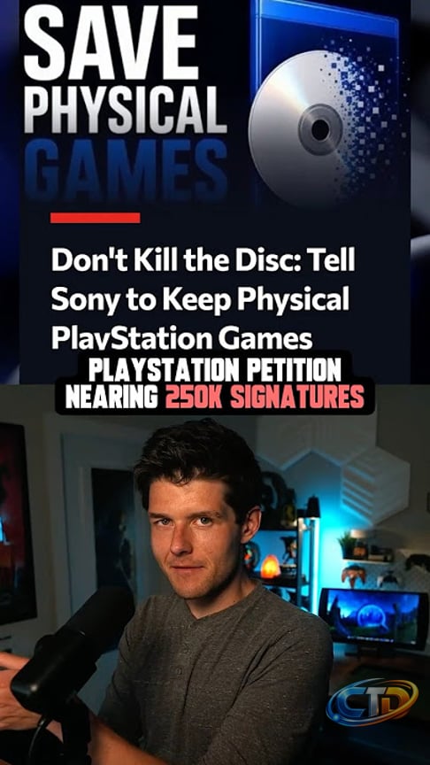 The PlayStation physical games petition is getting BIG...